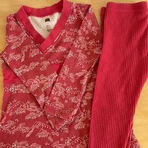 Tea collection dress and leggings